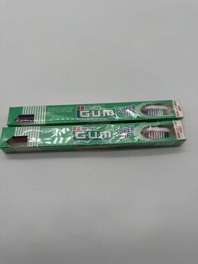 Vintage NOS Gum Butler Soft Compact Head Toothbrush 461 Super Tip Discontinued